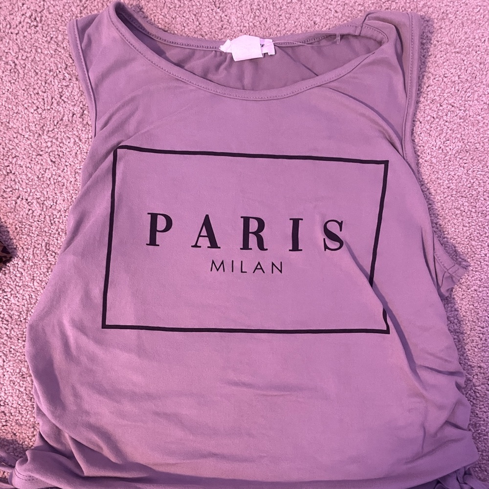 cropped tank top
